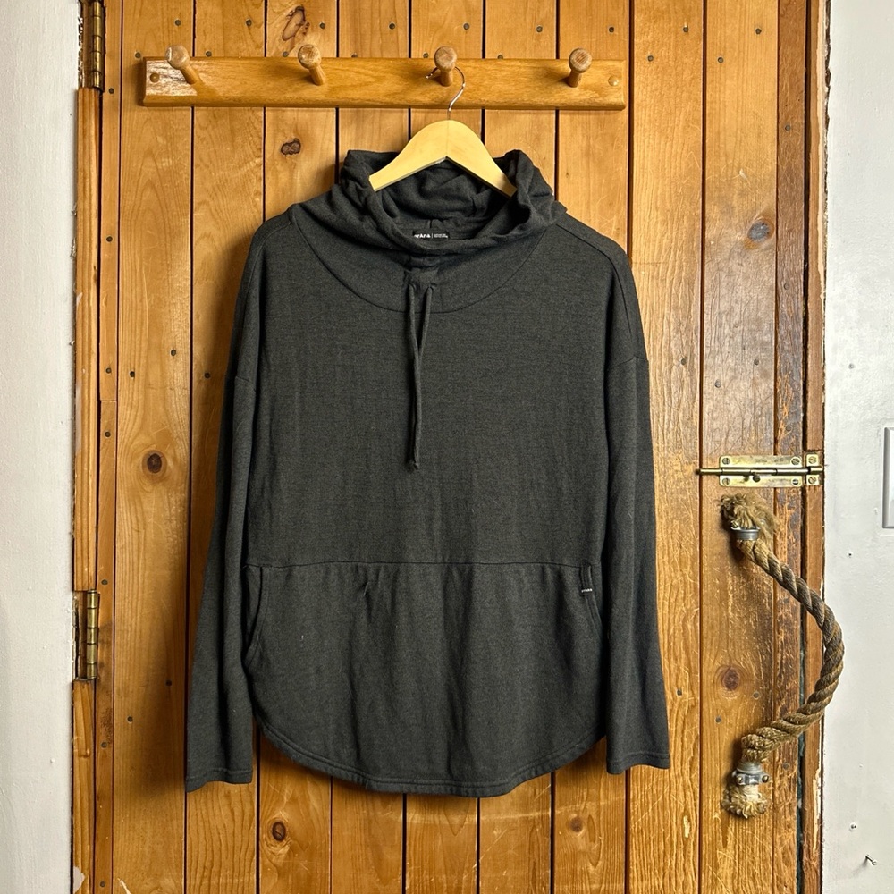 Prana Foresta Hooded Pullover in Grey Women’s Size Medium